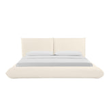 TOV Romp Cream 100% Recycled Linen King Bed