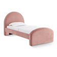 TOV Moon Rose Upcycled Chenille Twin Bed