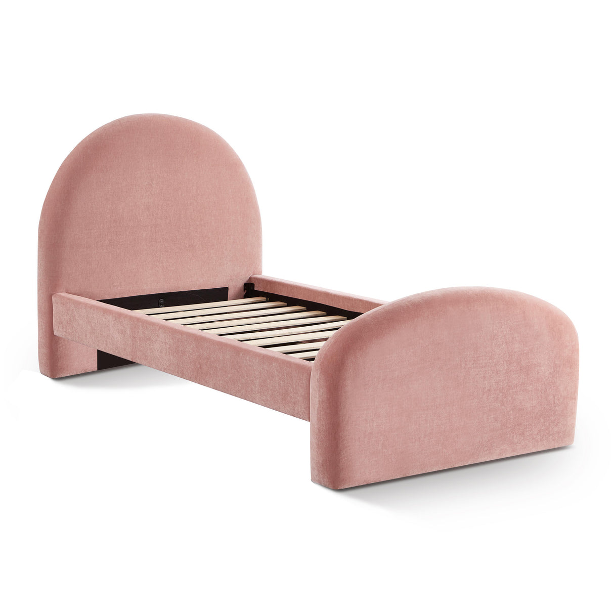 TOV Moon Rose Upcycled Chenille Twin Bed