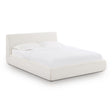 TOV Isla Cream Upcycled Linen Queen Bed