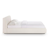 TOV Isla Cream Upcycled Linen Queen Bed