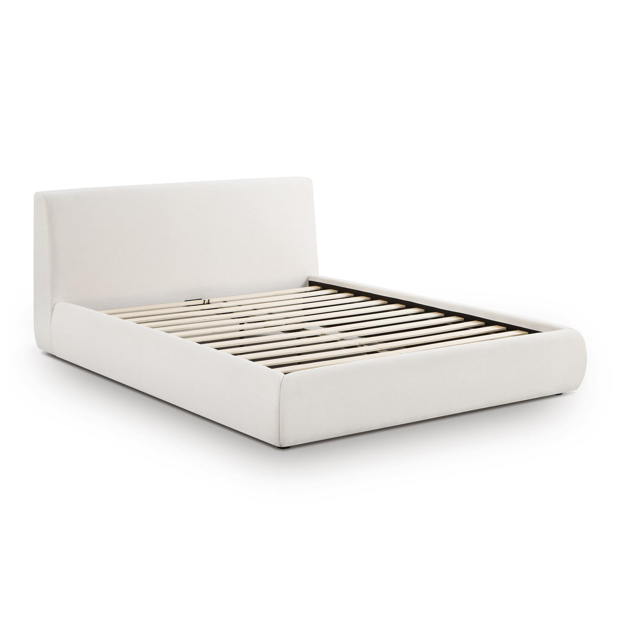 TOV Isla Cream Upcycled Linen Queen Bed