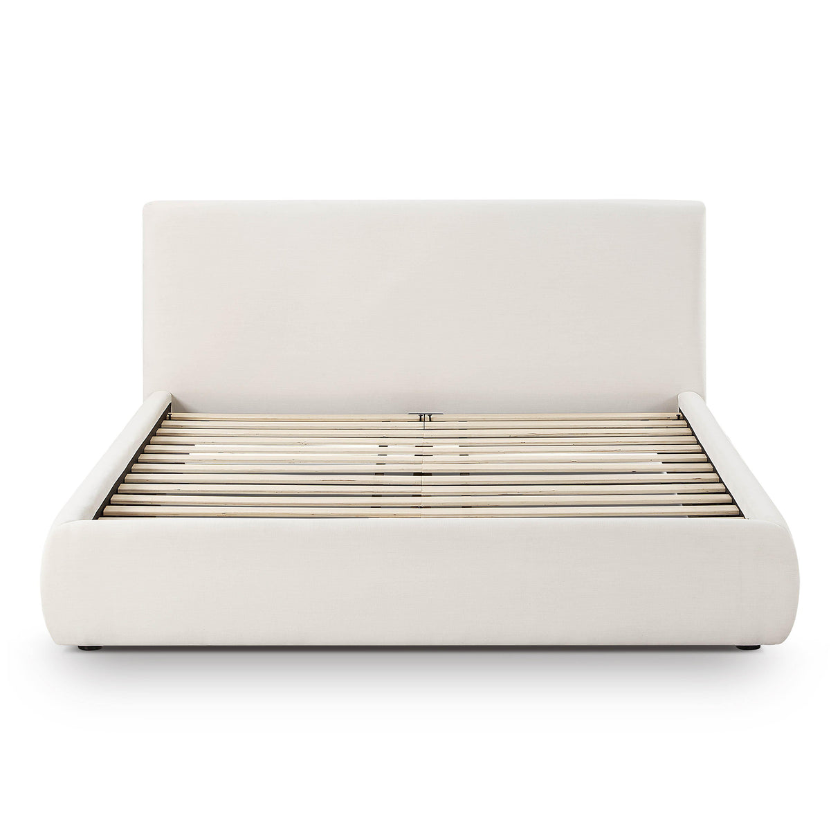 TOV Isla Cream Upcycled Linen Queen Bed