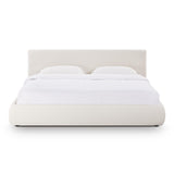 TOV Isla Cream Upcycled Linen King Bed