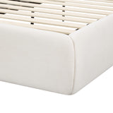 TOV Isla Cream Upcycled Linen King Bed