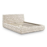 TOV Isla Cream Jacquard Pattern Queen Bed