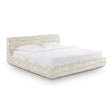 TOV Isla Cream Jacquard Pattern King Bed