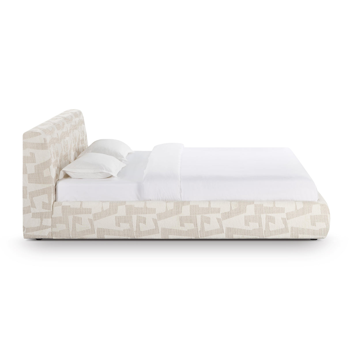 TOV Isla Cream Jacquard Pattern King Bed