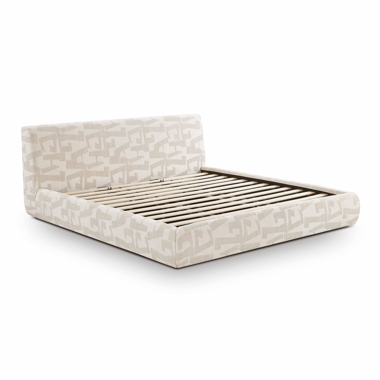 TOV Isla Cream Jacquard Pattern King Bed