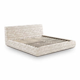 TOV Isla Cream Jacquard Pattern King Bed