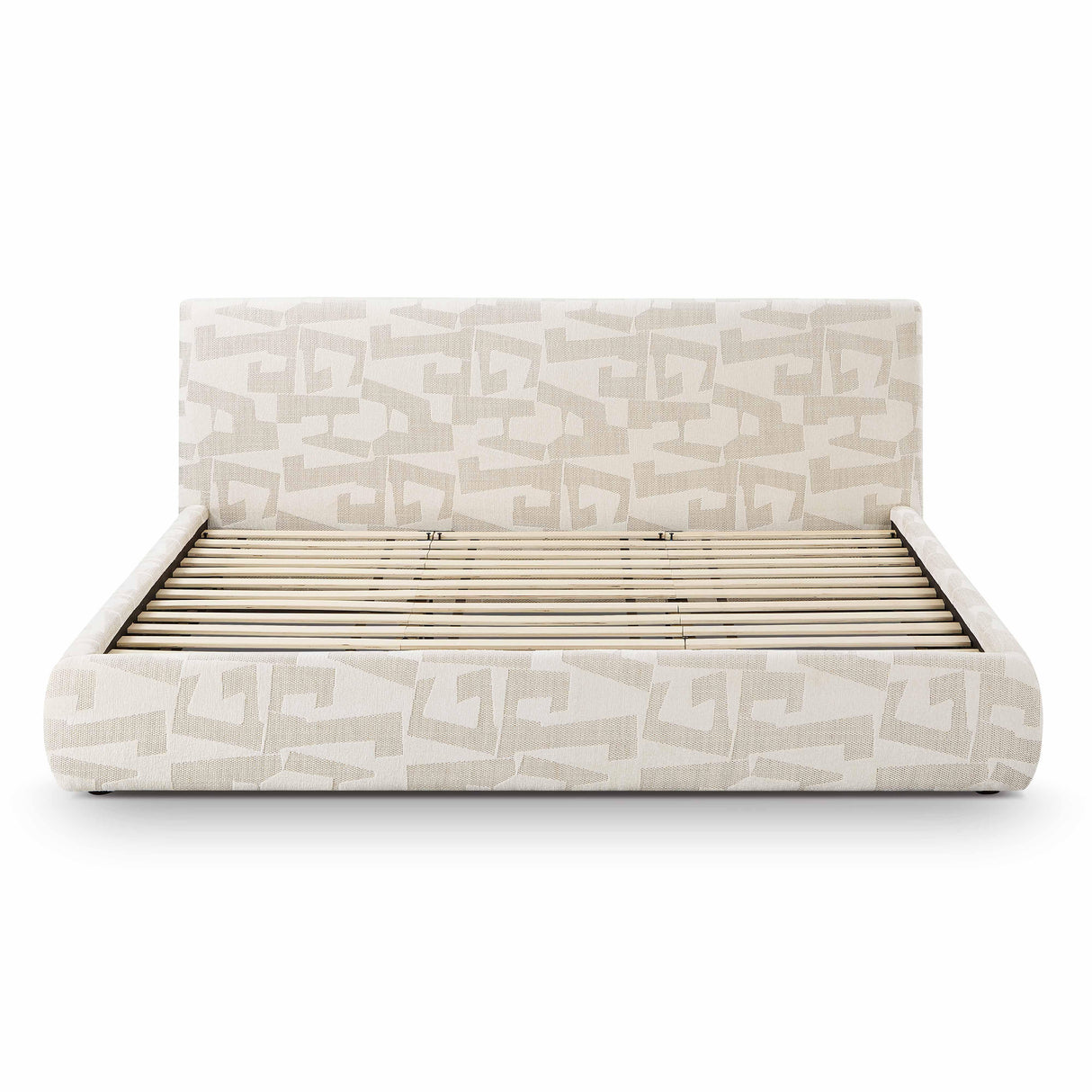 TOV Isla Cream Jacquard Pattern King Bed