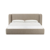 TOV Babette Tan Boucle Queen Bed