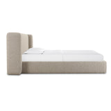 TOV Babette Tan Boucle Queen Bed