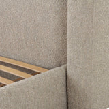 TOV Babette Tan Boucle Queen Bed