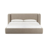 TOV Babette Tan Boucle King Bed