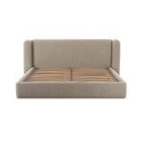 TOV Babette Tan Boucle King Bed
