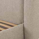 TOV Babette Tan Boucle King Bed