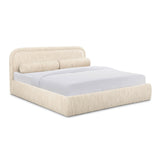 TOV Murielle Cream Heavy Knubby Boucle Queen Bed