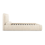 TOV Murielle Cream Heavy Knubby Boucle Queen Bed