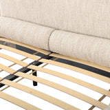 TOV Murielle Cream Heavy Knubby Boucle Queen Bed