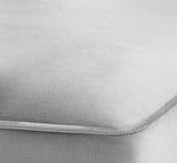 TOV Tiffany Grey Velvet Counter Stool