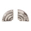 TOV Grey Marble Bookends - Set of 2