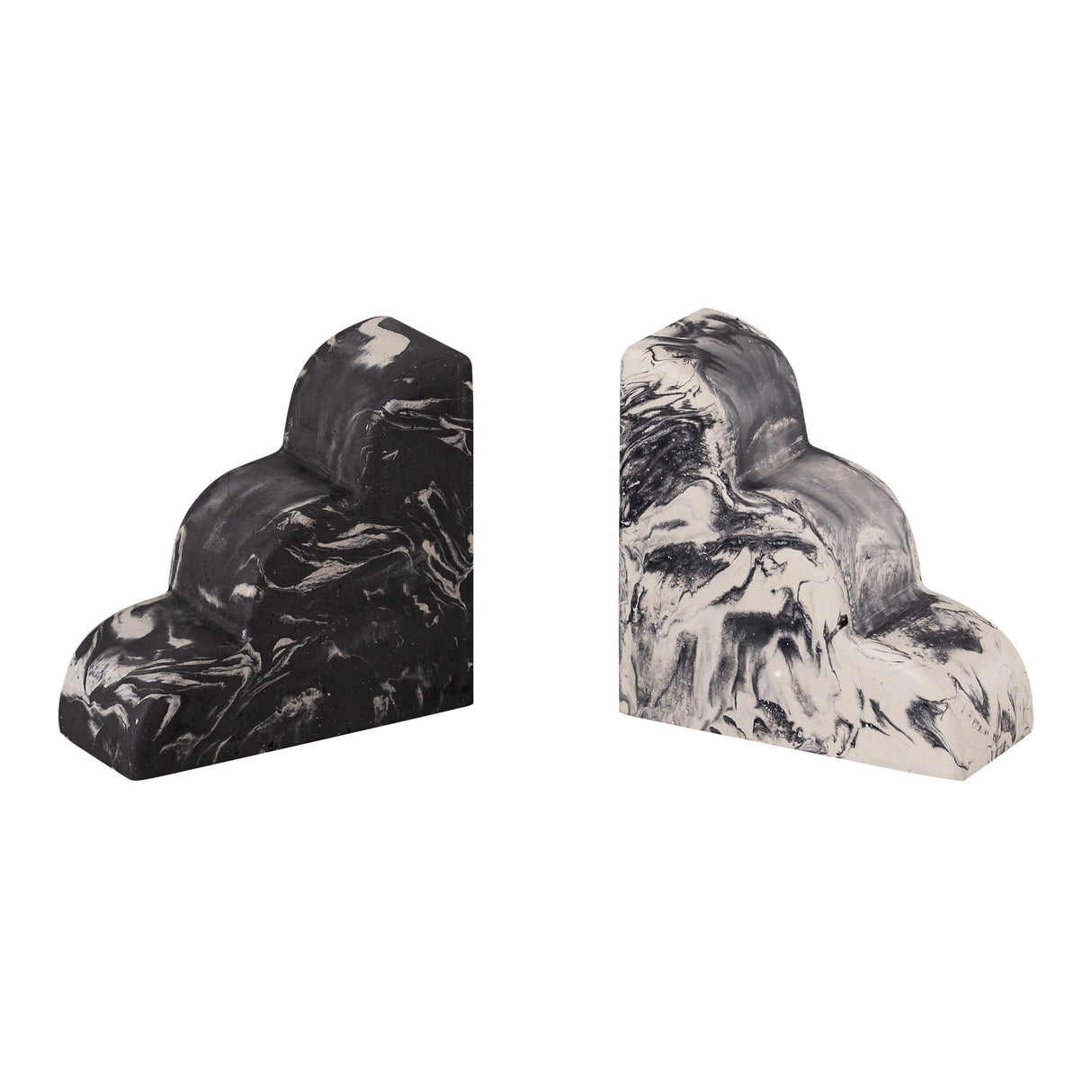 TOV White-Black Bookends - Set of 2