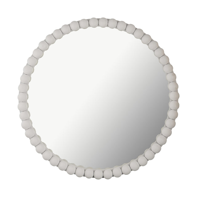 TOV Baria White Wooden Mirror