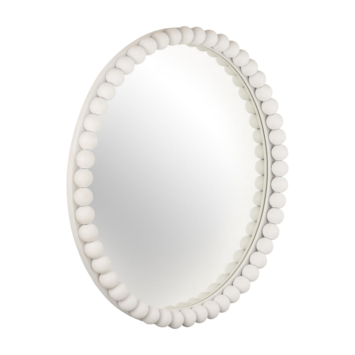 TOV Baria White Wooden Mirror