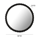 TOV Baria Black Wooden Mirror