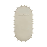 TOV Bubbles Ivory Large Oval Wall Mirror