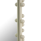 TOV Bubbles Ivory Large Oval Wall Mirror