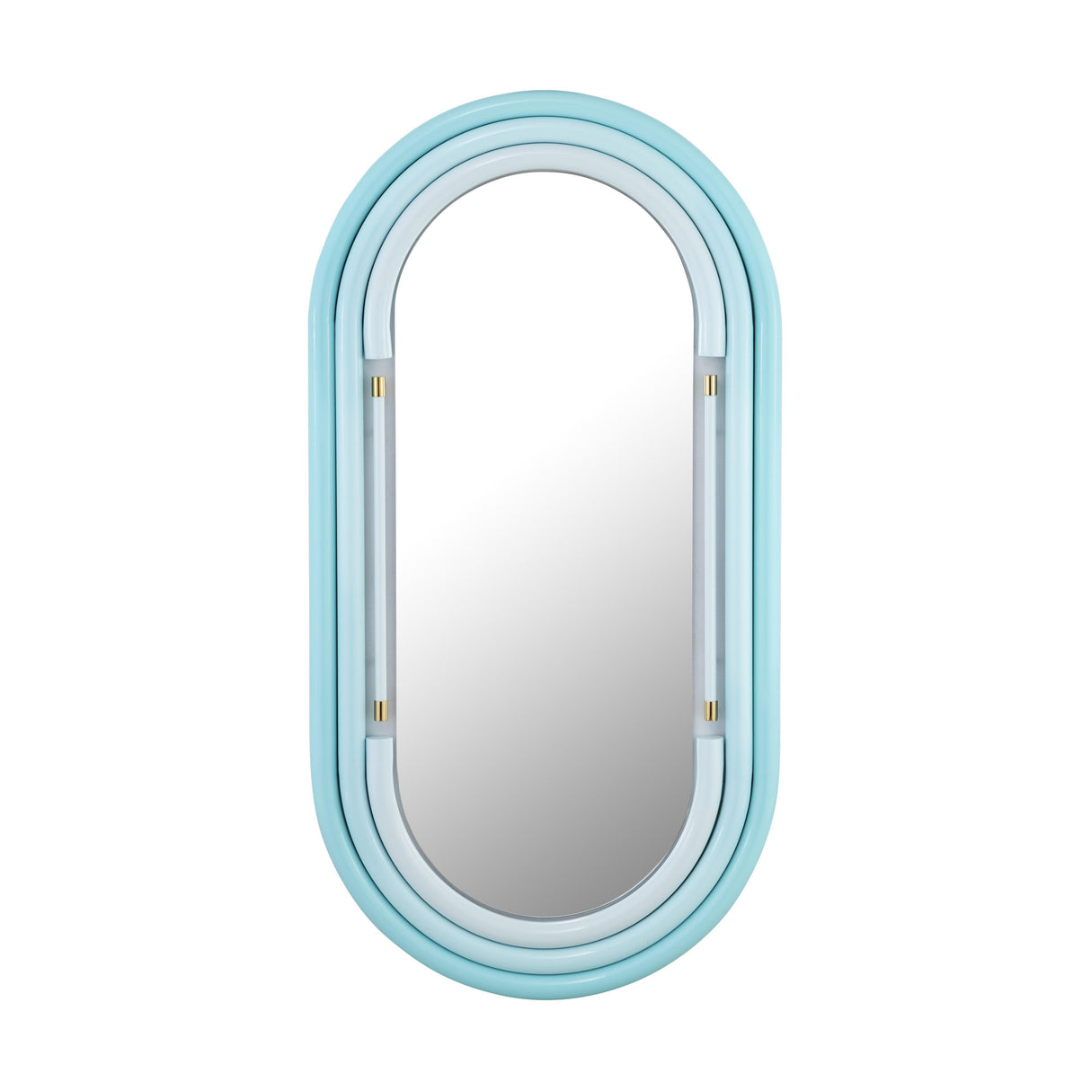 TOV Neon Wall Mirror in Blue