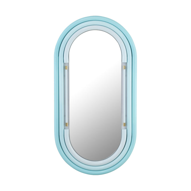TOV Neon Wall Mirror in Blue