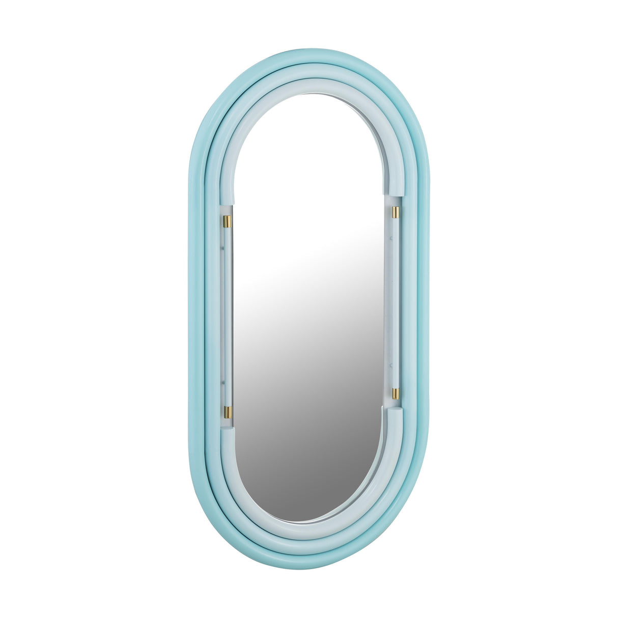 TOV Neon Wall Mirror in Blue