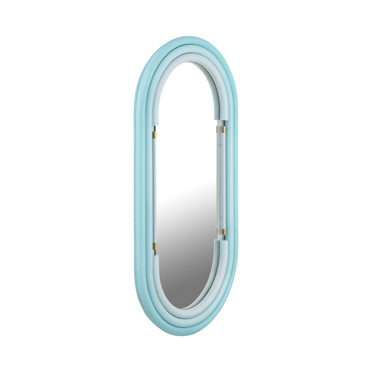 TOV Neon Wall Mirror in Blue