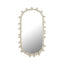 TOV Bubbles Ivory Oval Wall Mirror