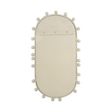 TOV Bubbles Ivory Oval Wall Mirror
