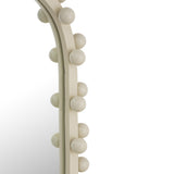 TOV Bubbles Ivory Oval Wall Mirror