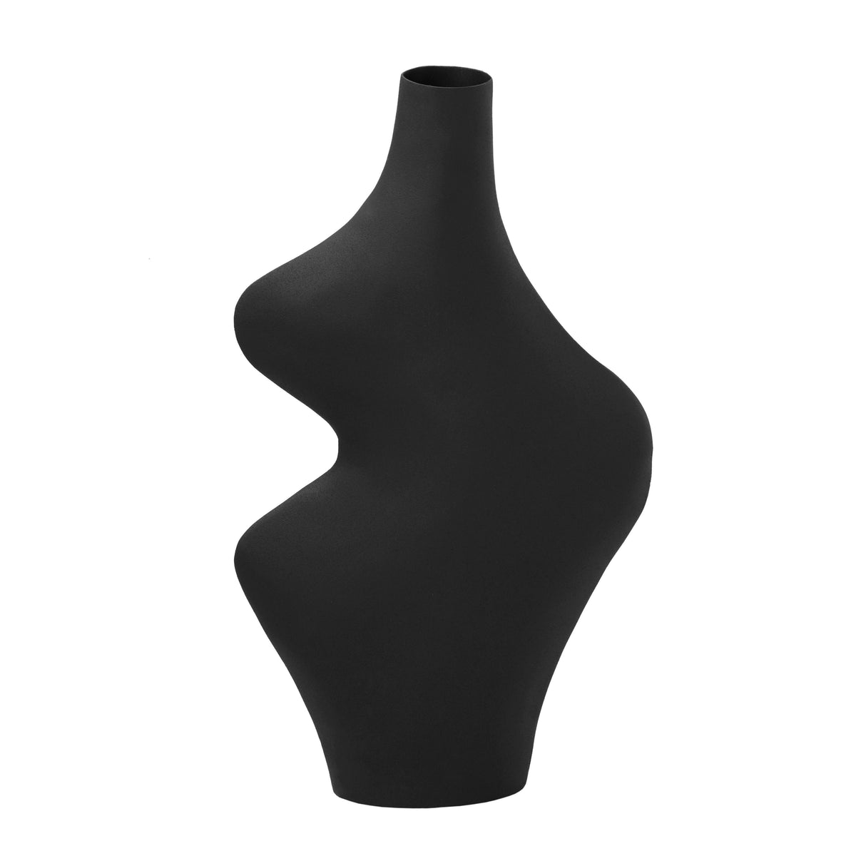 TOV Tarri Black Steel Vase