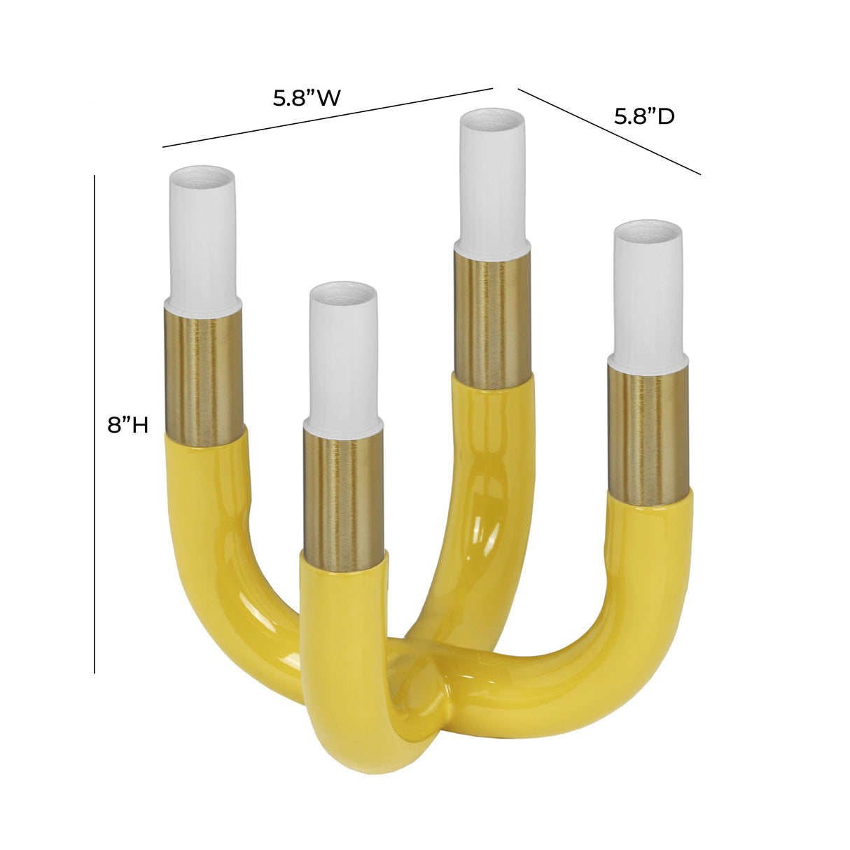 TOV Kaonashi Mustard Yellow Candelabra