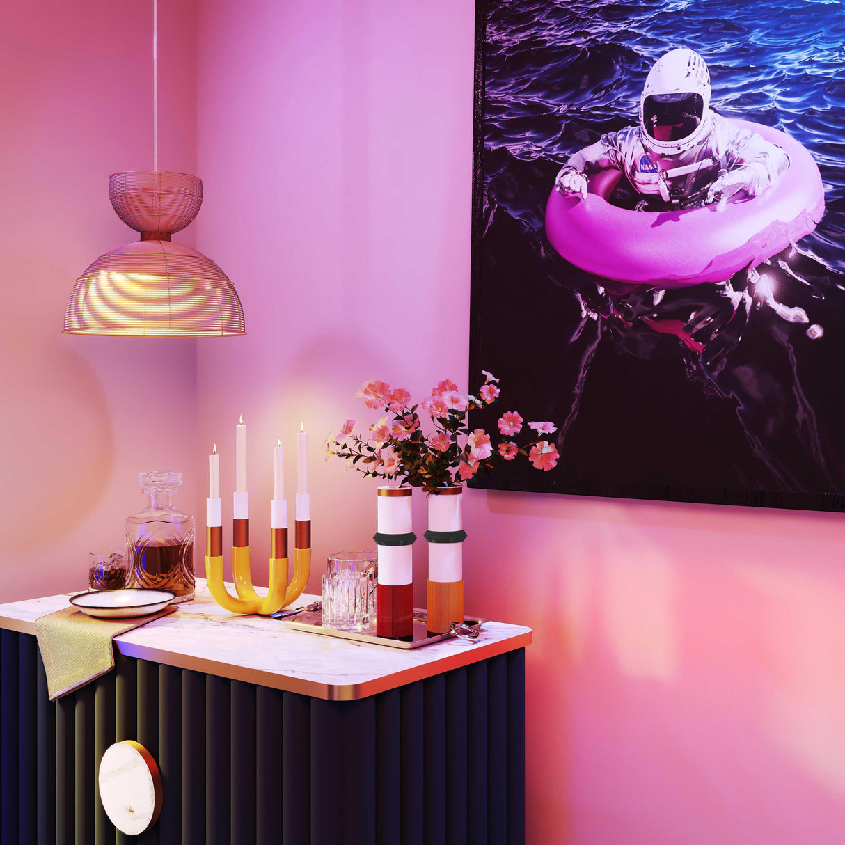 TOV Kaonashi Mustard Yellow Vase