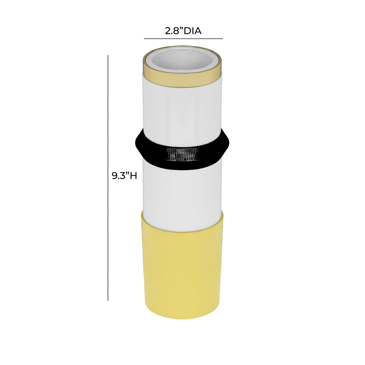 TOV Kaonashi Mustard Yellow Vase