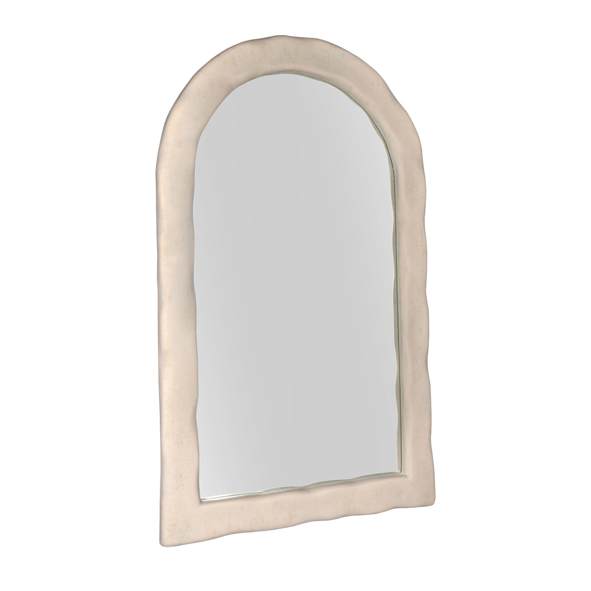 TOV Kaia Cream Textured Floor Mirror