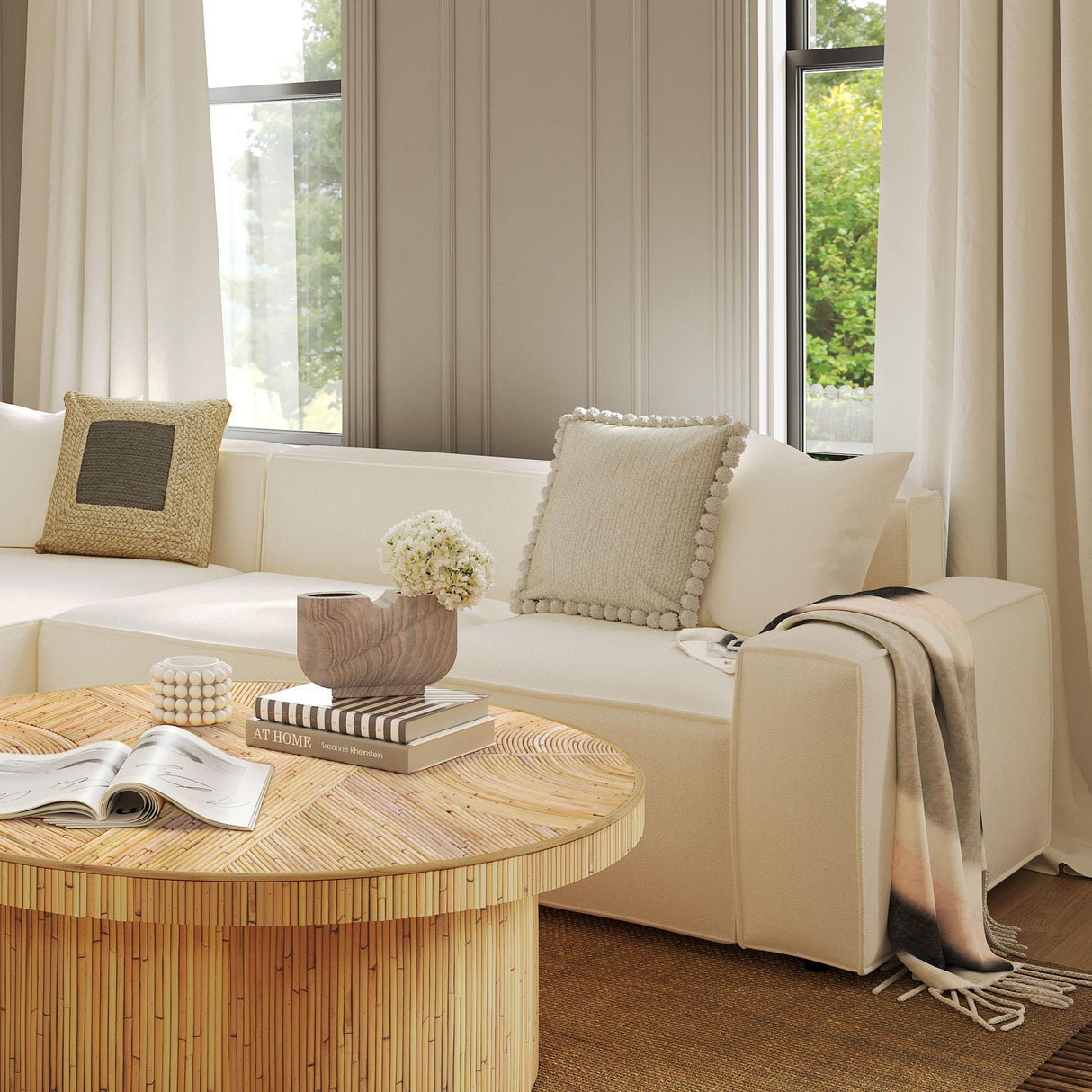 TOV Saava Rainbow Stone Vase