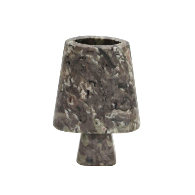 TOV Samma Grey Marble Vase - Medium