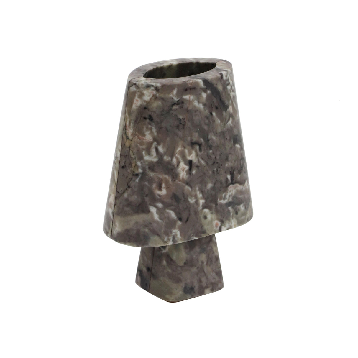 TOV Samma Grey Marble Vase - Medium