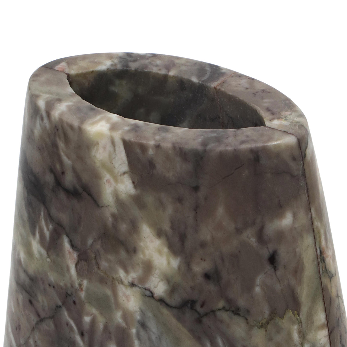 TOV Samma Grey Marble Vase - Medium