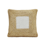 TOV Blank Mind White Square Accent Pillow