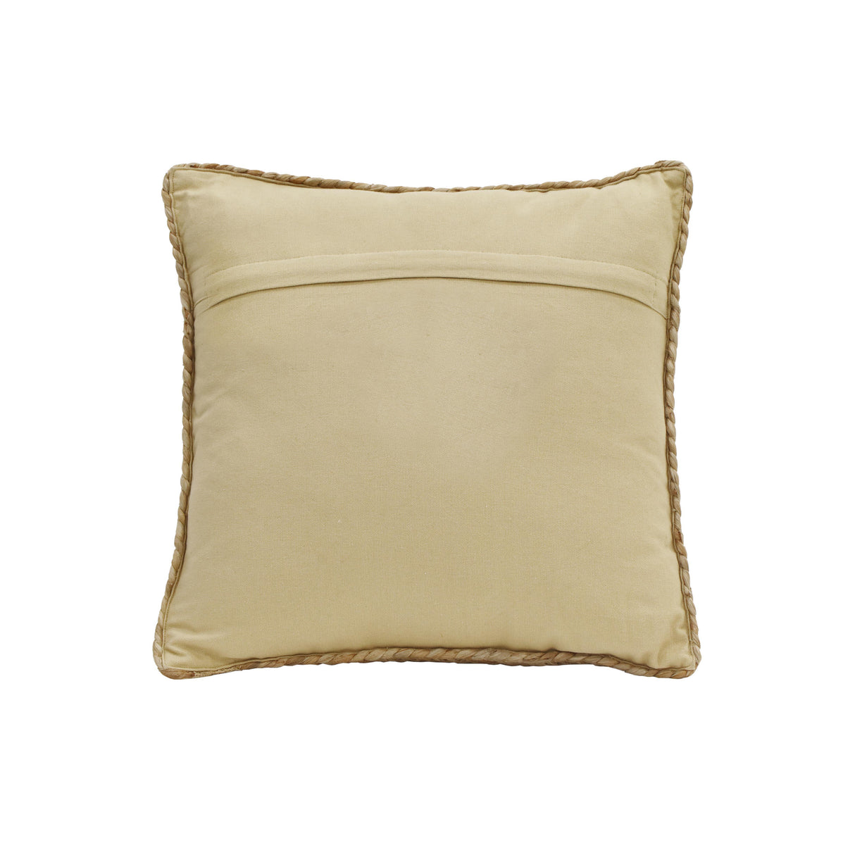 TOV Blank Mind White Square Accent Pillow